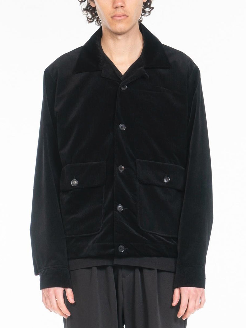 Milner Linned Corduroy Blouson Jacket / Black, , Clothing, Apparel - Drifter Industries