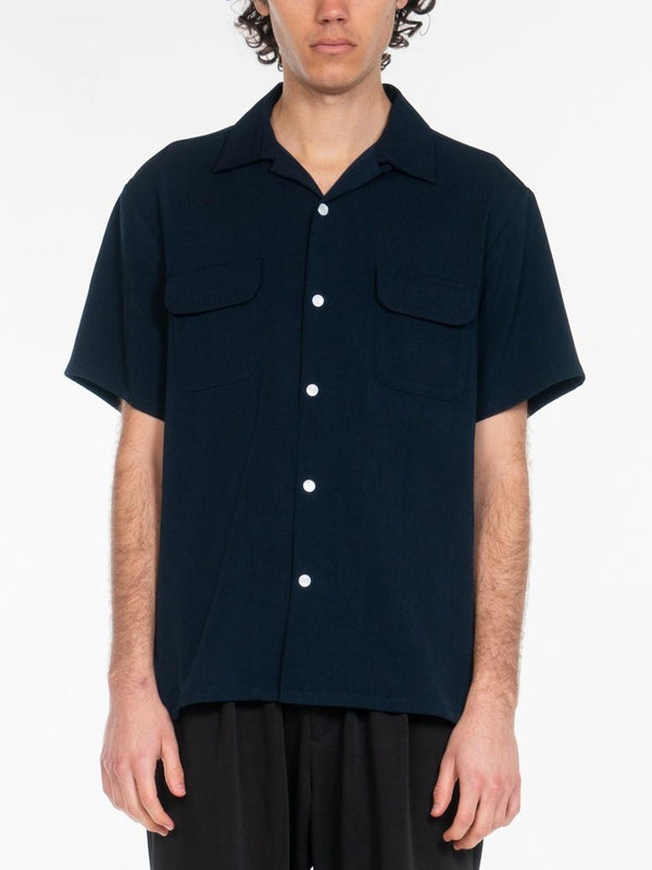 Fields Open Collar Shirts / Dress Blue, , Clothing, Apparel - Drifter Industries